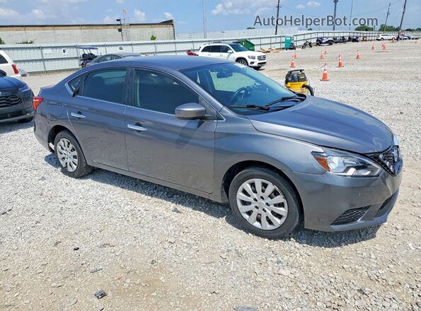 3N1AB7AP8JY254746 2018 NISSAN SENTRA Серый Передняя правая четверть