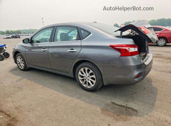 3N1AB7AP8JY266458 2018 NISSAN SENTRA Gray უკანა მარცხენა