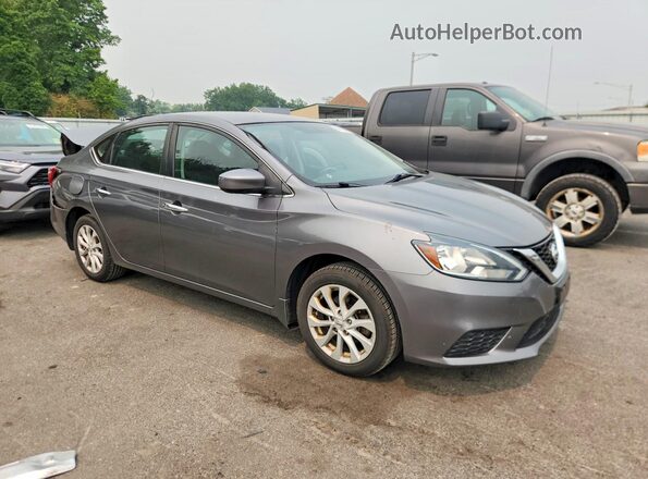 3N1AB7AP8JY266458 2018 NISSAN SENTRA Gray წინა მარჯვენა