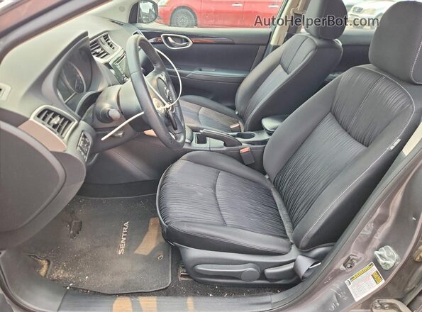 3N1AB7AP8JY266458 2018 NISSAN SENTRA Gray წინა სალონის ხედი