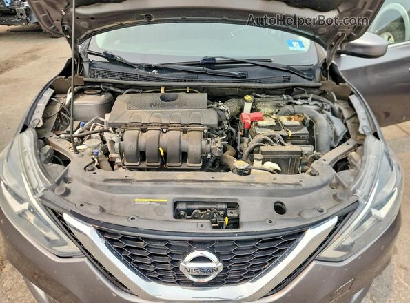 3N1AB7AP8JY266458 2018 NISSAN SENTRA Gray უკანა სალონის ხედი