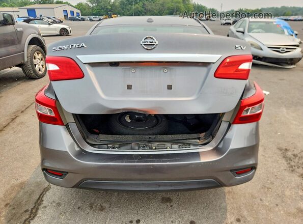 3N1AB7AP8JY266458 2018 NISSAN SENTRA Gray უკანა ხედი