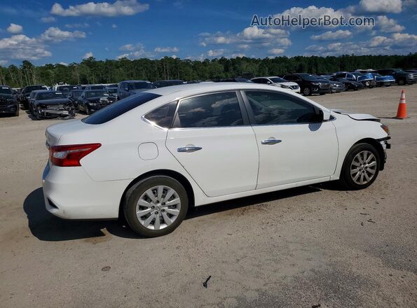 3N1AB7AP8JY274284 2018 NISSAN SENTRA Белый Задняя правая четверть