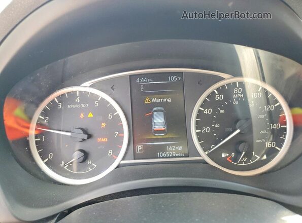 3N1AB7AP8JY274284 2018 NISSAN SENTRA Белый Вид щитка приборов