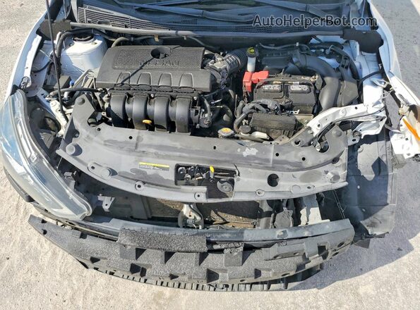 3N1AB7AP8JY274284 2018 NISSAN SENTRA Белый Вид задней части салона