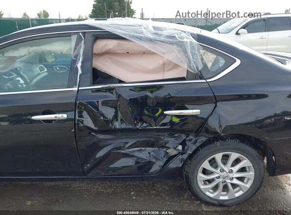 3N1AB7AP8JY277797 2018 NISSAN SENTRA Black Դիմացի տեսք