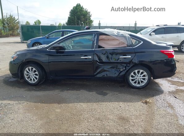 3N1AB7AP8JY277797 2018 NISSAN SENTRA Black Սալոնի 360 աստիճան տեսք