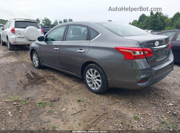3N1AB7AP8JY289299 2018 NISSAN SENTRA Серый Задняя левая четверть