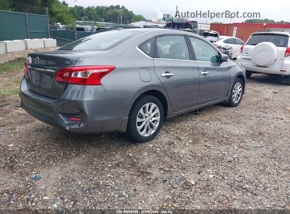 3N1AB7AP8JY289299 2018 NISSAN SENTRA Серый Задняя правая четверть
