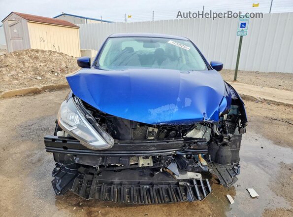 3N1AB7AP8JY290100 2018 NISSAN SENTRA Blue წინა ხედი