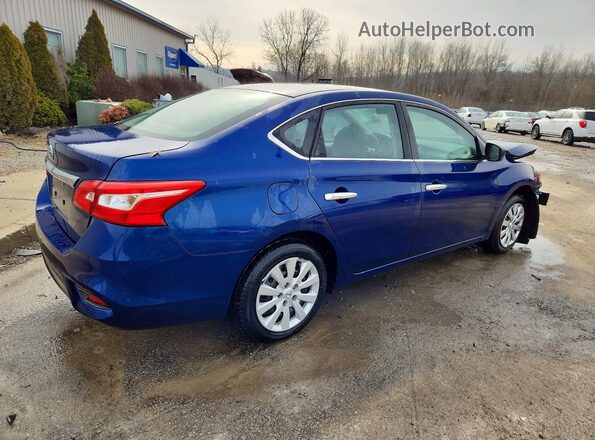 3N1AB7AP8JY290100 2018 NISSAN SENTRA Blue უკანა მარჯვენა