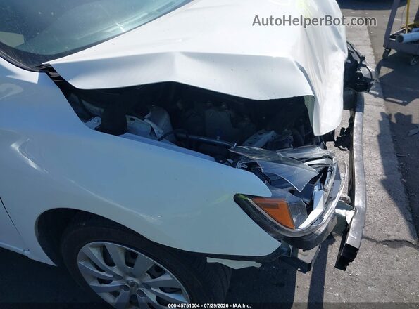 3N1AB7AP8JY296737 2018 NISSAN SENTRA White Vista del cuadro de instrumentos
