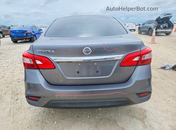 3N1AB7AP8JY301368 2018 NISSAN SENTRA Gray უკანა ხედი