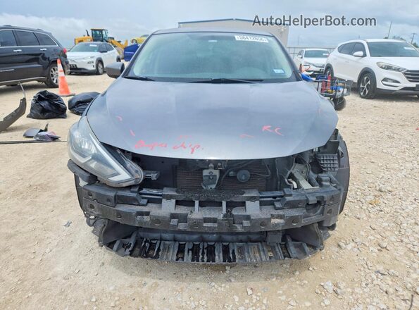 3N1AB7AP8JY301368 2018 NISSAN SENTRA Gray წინა ხედი