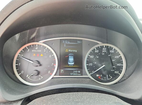 3N1AB7AP8JY301368 2018 NISSAN SENTRA Gray ხელსაწყოთა პანელის ხედი
