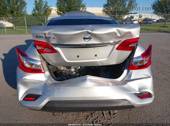 3N1AB7AP8JY311558 2018 NISSAN SENTRA Silver წინა ხედი
