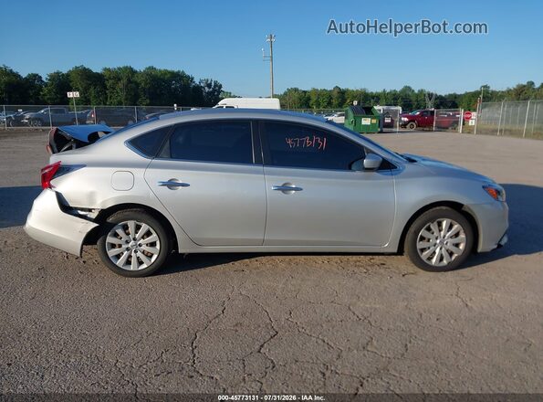 3N1AB7AP8JY311558 2018 NISSAN SENTRA Silver უკანა სალონის ხედი