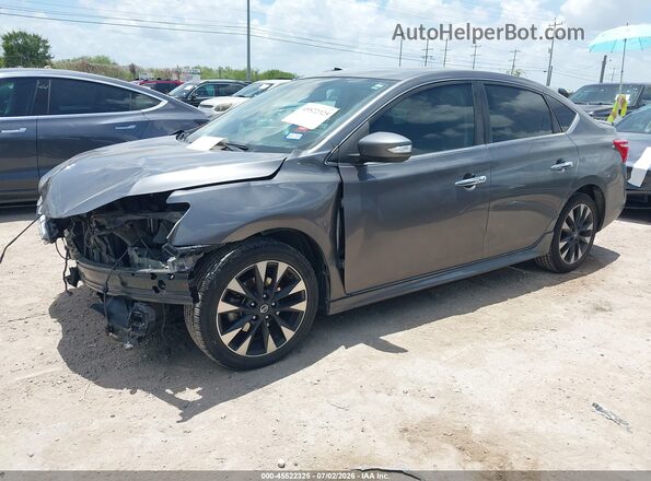 3N1AB7AP8JY315724 2018 NISSAN SENTRA Gray Przód lewy
