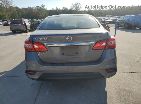 3N1AB7AP8JY318042 2018 NISSAN SENTRA Silver Widok z tyłu