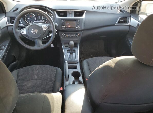 3N1AB7AP8JY318042 2018 NISSAN SENTRA Silver Widok deski rozdzielczej