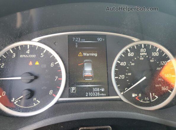 3N1AB7AP8JY318042 2018 NISSAN SENTRA Silver Widok zestawu wskaźników