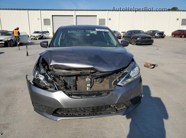 3N1AB7AP8JY318042 2018 NISSAN SENTRA Silver Widok z przodu