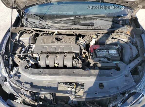 3N1AB7AP8JY318042 2018 NISSAN SENTRA Silver Widok wnętrza z tyłu