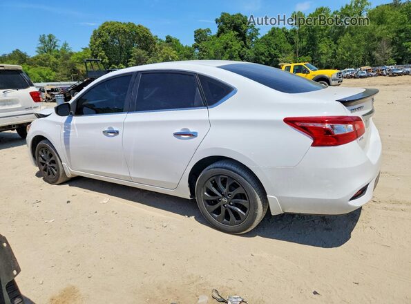3N1AB7AP8JY321149 2018 NISSAN SENTRA Белый Задняя левая четверть