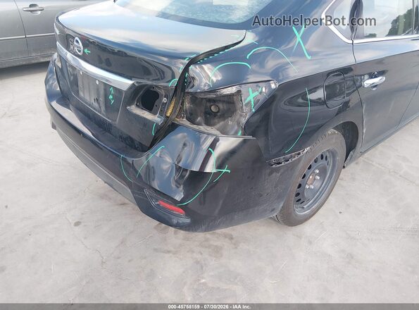 3N1AB7AP8JY333270 2018 NISSAN SENTRA Black წინა ხედი