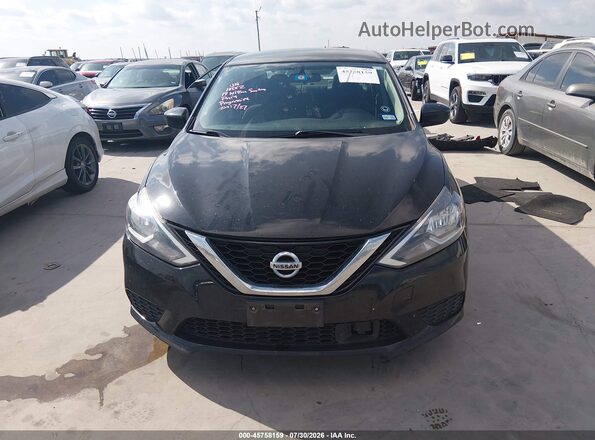 3N1AB7AP8JY333270 2018 NISSAN SENTRA Black უკანა სალონის ხედი