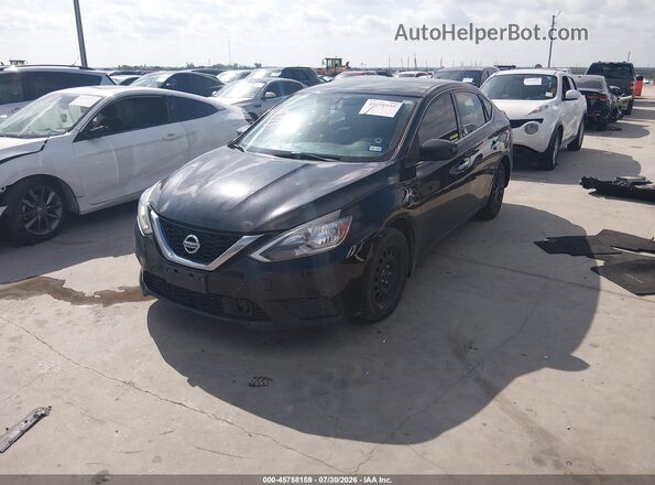 3N1AB7AP8JY333270 2018 NISSAN SENTRA Black წინა მარცხენა ხედი სამი მეოთხედიდან