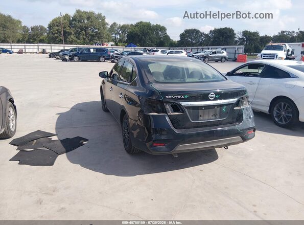 3N1AB7AP8JY333270 2018 NISSAN SENTRA Black უკანა მარცხენა