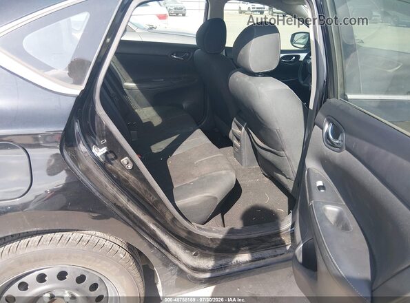3N1AB7AP8JY333270 2018 NISSAN SENTRA Black VIN კოდის სტიკერის ხედი