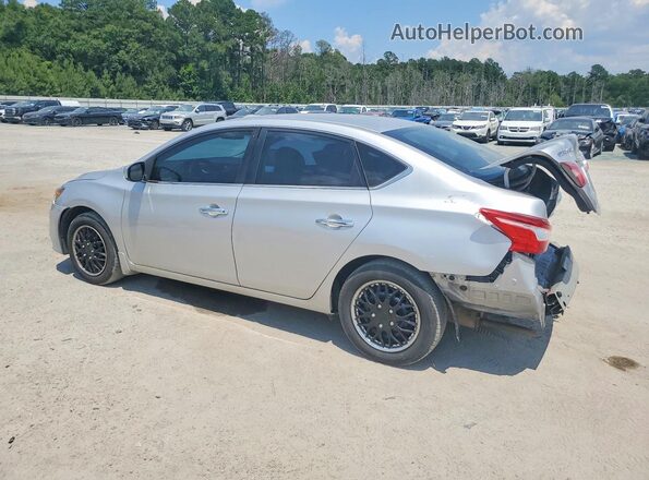 3N1AB7AP8JY336959 2018 NISSAN SENTRA Silver უკანა მარცხენა