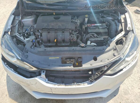 3N1AB7AP8JY336959 2018 NISSAN SENTRA Silver უკანა სალონის ხედი