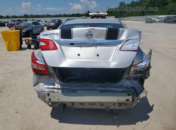 3N1AB7AP8JY336959 2018 NISSAN SENTRA Silver უკანა ხედი
