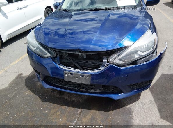 3N1AB7AP8KL604312 2019 NISSAN SENTRA Blue Вид спереду