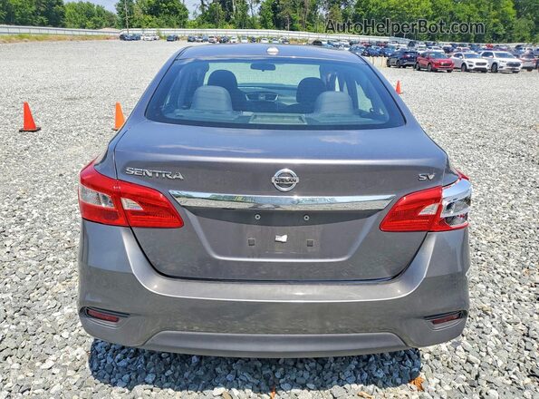 3N1AB7AP8KL605718 2019 NISSAN SENTRA Gray Հետևի տեսք