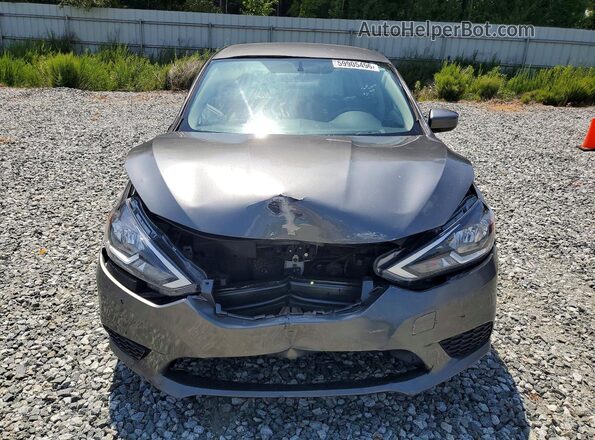 3N1AB7AP8KL605718 2019 NISSAN SENTRA Gray Դիմացի տեսք