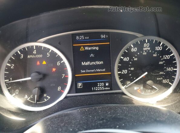 3N1AB7AP8KL605718 2019 NISSAN SENTRA Gray Սարքավորումների վահանակի տեսք
