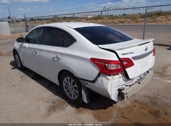 3N1AB7AP8KL611678 2019 NISSAN SENTRA White Trasero izquierdo