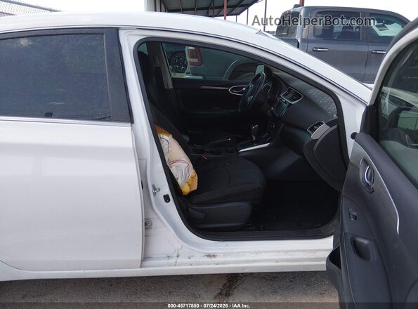 3N1AB7AP8KL611678 2019 NISSAN SENTRA White Vista interior delantera