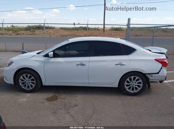 3N1AB7AP8KL611678 2019 NISSAN SENTRA White Vista interior de 360 grados