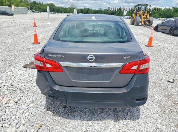 3N1AB7AP8KL613544 2019 NISSAN SENTRA Серый Вид сзади