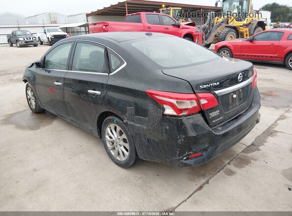 3N1AB7AP8KY204768 2019 NISSAN SENTRA Black Tył lewy