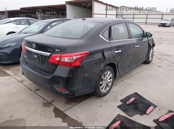 3N1AB7AP8KY204768 2019 NISSAN SENTRA Black Tył prawy