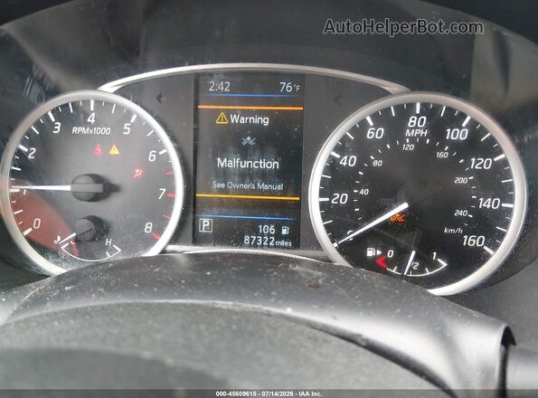 3N1AB7AP8KY204768 2019 NISSAN SENTRA Black Widok tylnych siedzeń