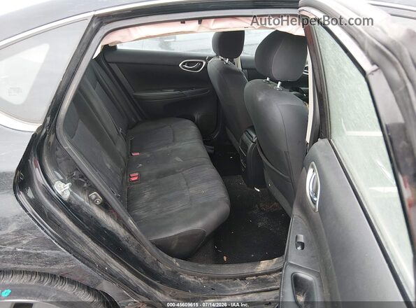 3N1AB7AP8KY204768 2019 NISSAN SENTRA Black Widok naklejki z numerem VIN
