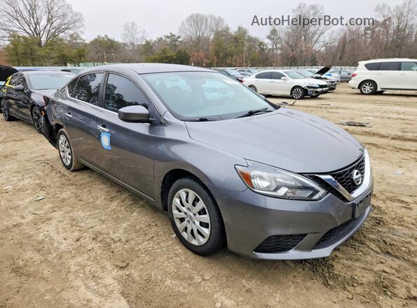 3N1AB7AP8KY210523 2019 NISSAN SENTRA Gray წინა მარჯვენა