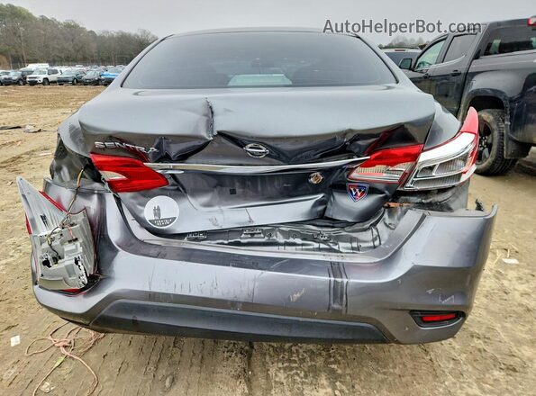 3N1AB7AP8KY210523 2019 NISSAN SENTRA Gray უკანა ხედი